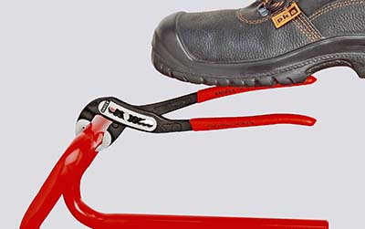 KNIPEX KNIPEX 88 03 180 Alligator® Wasserpumpenzange 180 mm verchromt mit rutschhemmendem Kunststoff überzogen