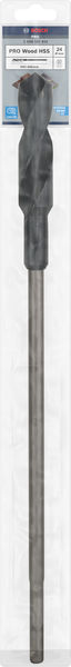 BOSCH PRO Wood HSS Installationsbohrer, 24 x 100 x 400 mm, SDS plus