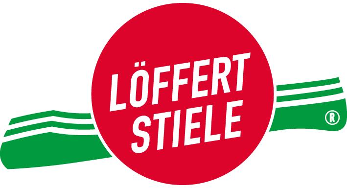 LÖFFERT STIELE Damenspatenstiel T Esche 930/36mm damfgebogen