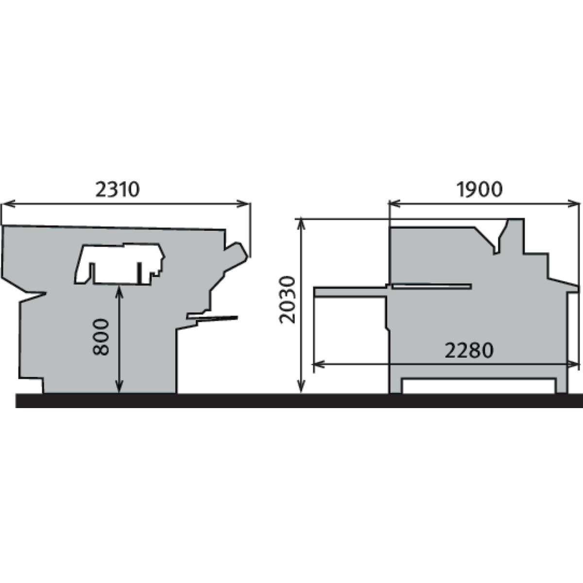 METALLKRAFT Vollautomatische, CNC-gesteuerte Schwenkrahmen- Metallbandsäge für Gehrungsschnitte bis +60° BMBS 300 x 320 CNC-G