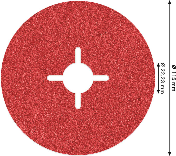 BOSCH PRO R780 Fiberscheibe, 115 mm, G50
