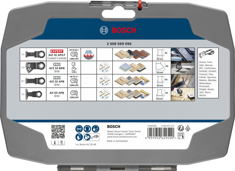 BOSCH Elektriker- und Trockenbau-Set, 5-tlg.