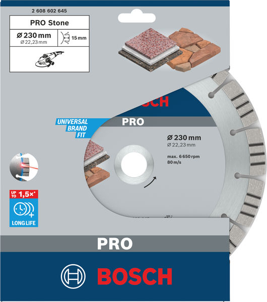 BOSCH Diamanttrennscheibe Best for Stone