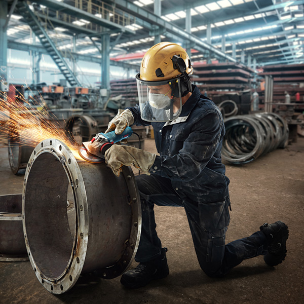 BOSCH Winkelschleifer GWS 12-125 S, mit Schutzhaube