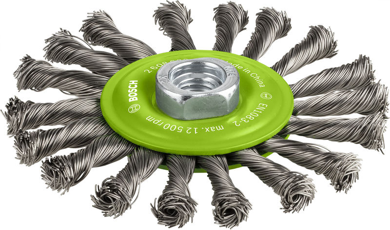 BOSCH PRO Stainless Steel heavy Scheibenbürste, 115 x 0,5 mm, Gewinde