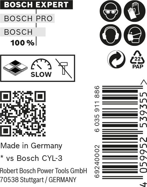 BOSCH EXPERT CLY-9 Multi Construction Bohrer-Set, 7x60x100 mm, 10-tlg. BOSCH EXPERT CLY-9 Multi Construction Bohrer-Set, 7x60x100 mm, 10-tlg.