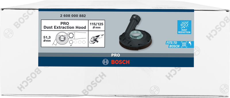 BOSCH PRO Absaughaube, ohne Schlüssel, 115/125 mm
