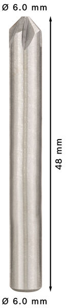 BOSCH PRO Steel HSS Kegelsenker, 6 x 48 mm, M3 BOSCH PRO Steel HSS Kegelsenker, 6 x 48 mm, M3
