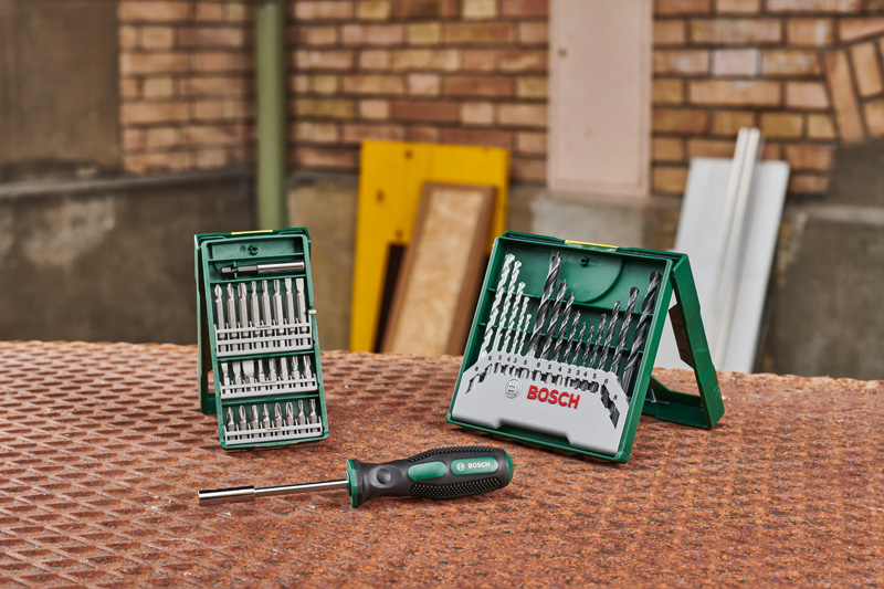 BOSCH 25+15+1 Mini-X-Line Sets plus Griff