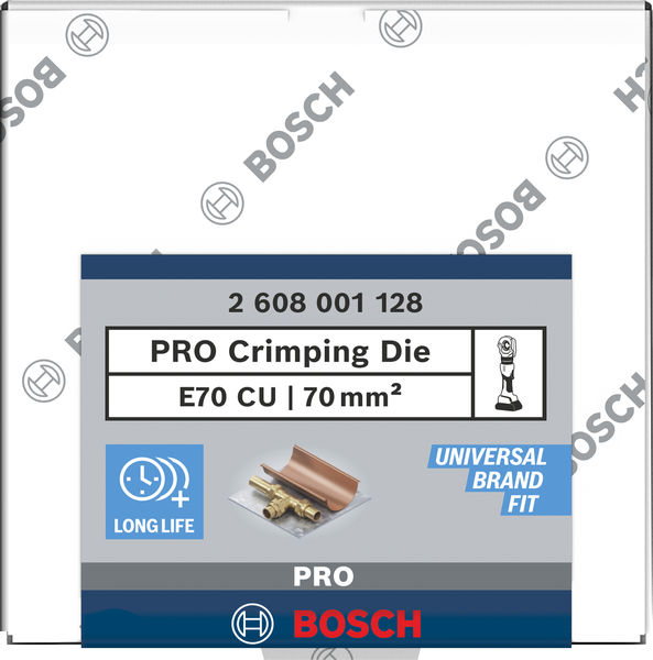 BOSCH PRO Presseinsatz, E70 CU, 70 mm², Kupfere BOSCH PRO Presseinsatz, E70 CU, 70 mm², Kupfere