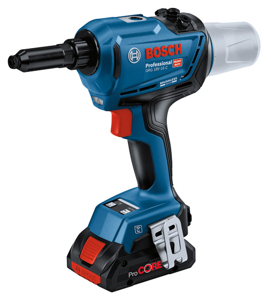 BOSCH Akku-Nietpistole GRG 18V-16 C in L-BOXX BOSCH Akku-Nietpistole GRG 18V-16 C in L-BOXX