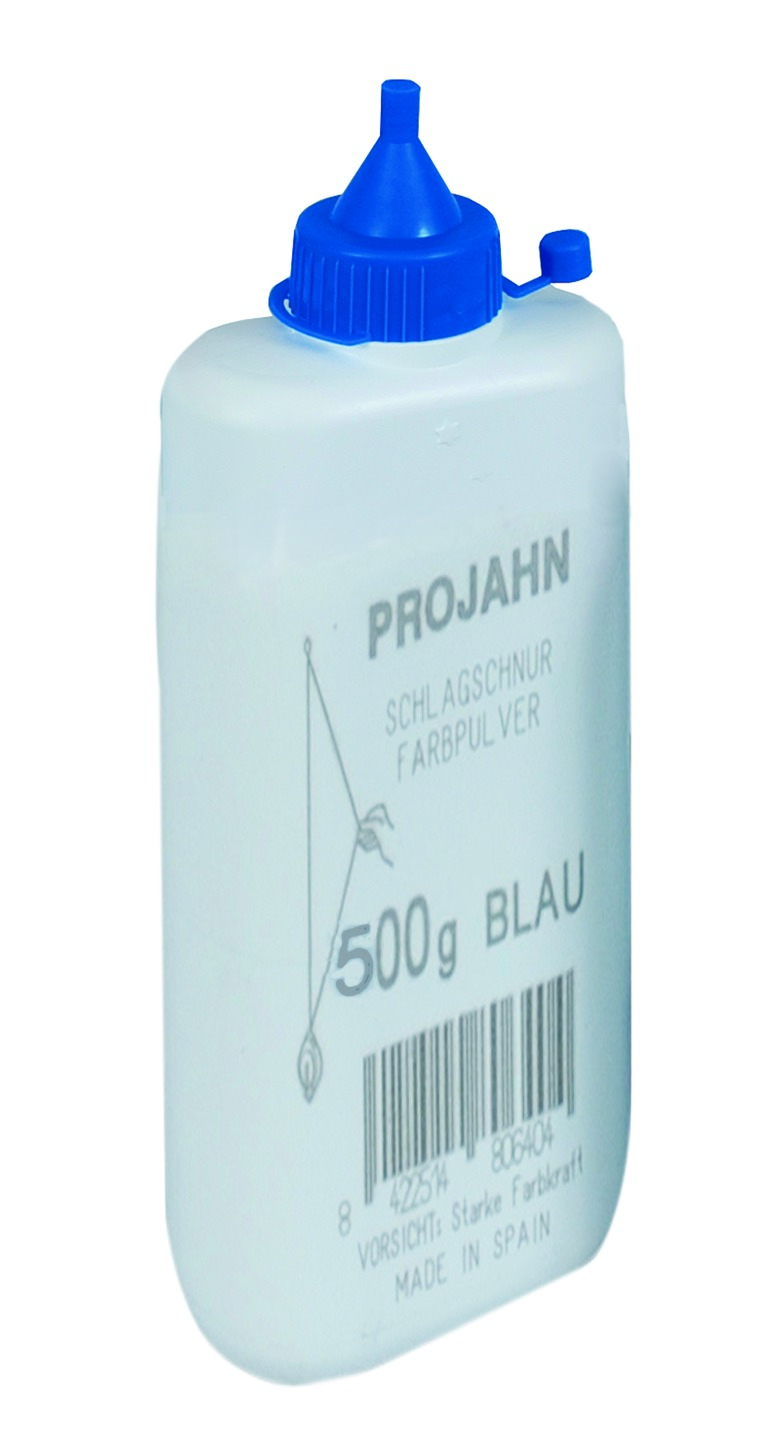 PROJAHN Farbpulverflasche 500g blau für Schlagschnurroller
