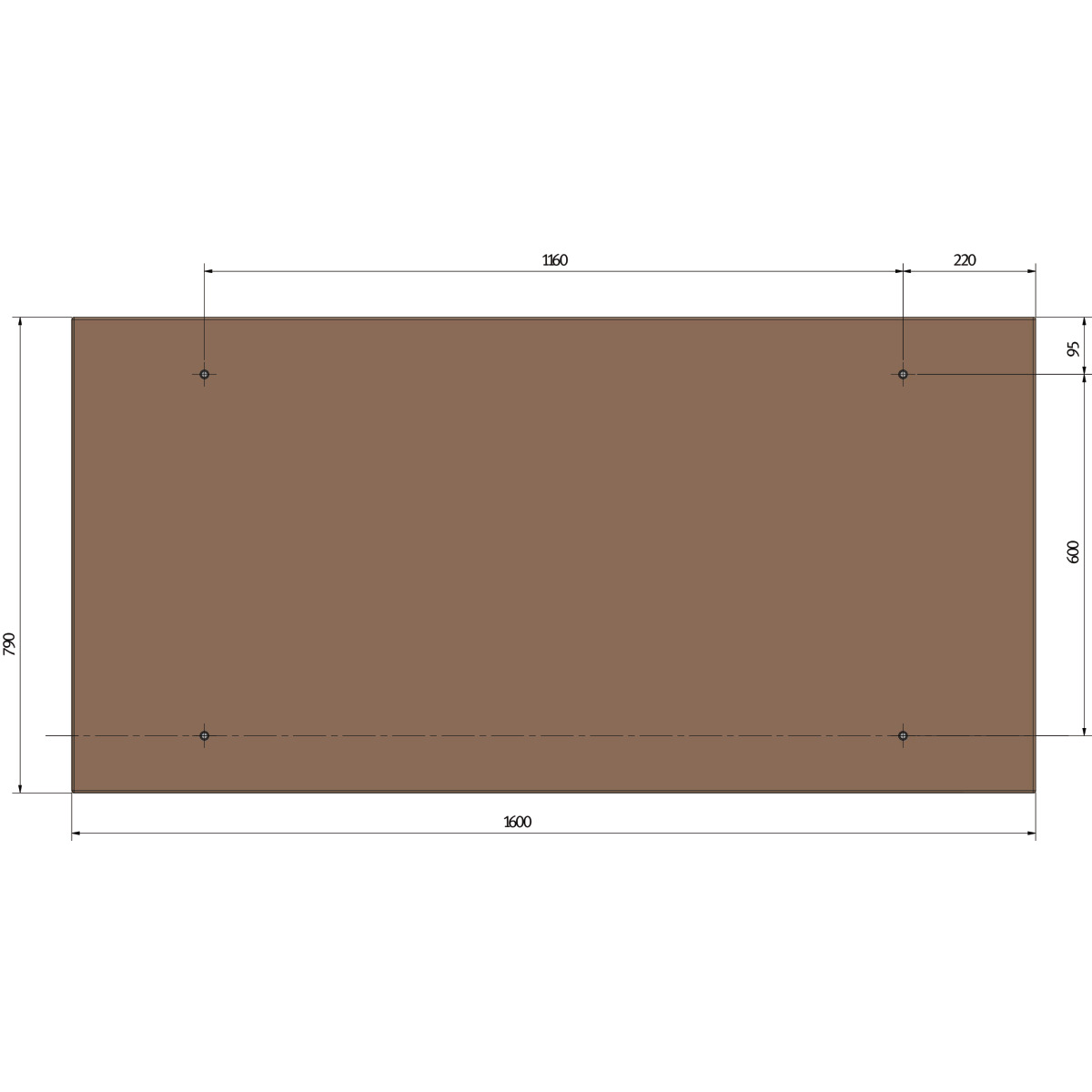 HOLZKRAFT Arbeitsplatte Buche-Multiplex 1250 x 800 mm HOLZKRAFT Arbeitsplatte Buche-Multiplex 1250 x 800 mm