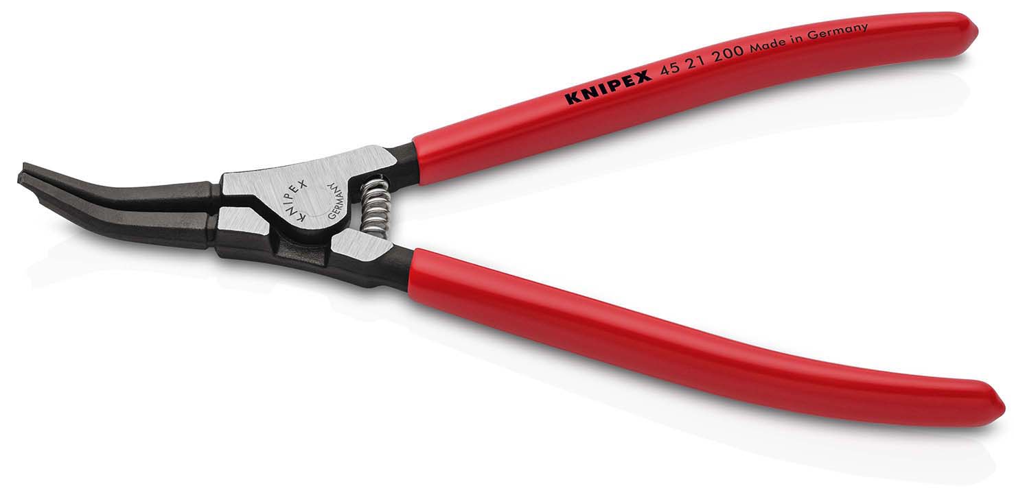 KNIPEX KNIPEX 45 21 200 Montagezange für Sprengringe auf Wellen 220 mm schwarz atramentiert mit Kunststoff überzogen KNIPEX KNIPEX 45 21 200 Montagezange für Sprengringe auf Wellen 220 mm schwarz atramentiert mit Kunststoff überzogen