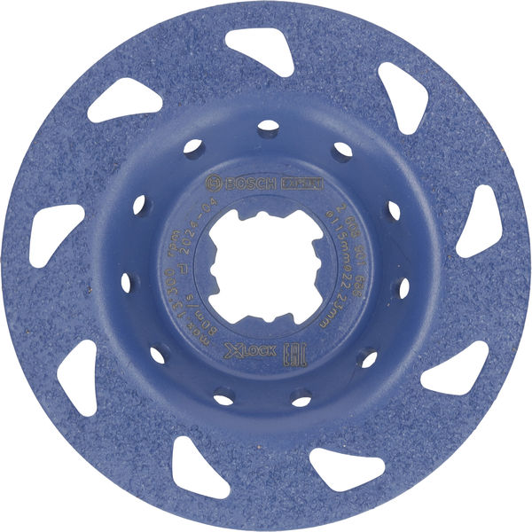 BOSCH EXPERT Multi Material Carbide-Topfscheibe fein, flach, X-LOCK, 115 mm, 22,23 mm