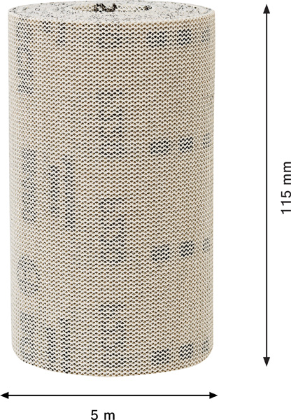 BOSCH EXPERT M480 Schleifnetzrolle, 115x5000mm, K220 BOSCH EXPERT M480 Schleifnetzrolle, 115x5000mm, K220