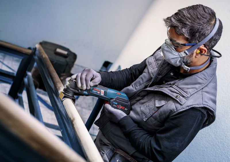 BOSCH PRO AUZ 70 G Zubehör für Multifunktionswerkzeuge, 70 x 65 mm, 5-tlg.