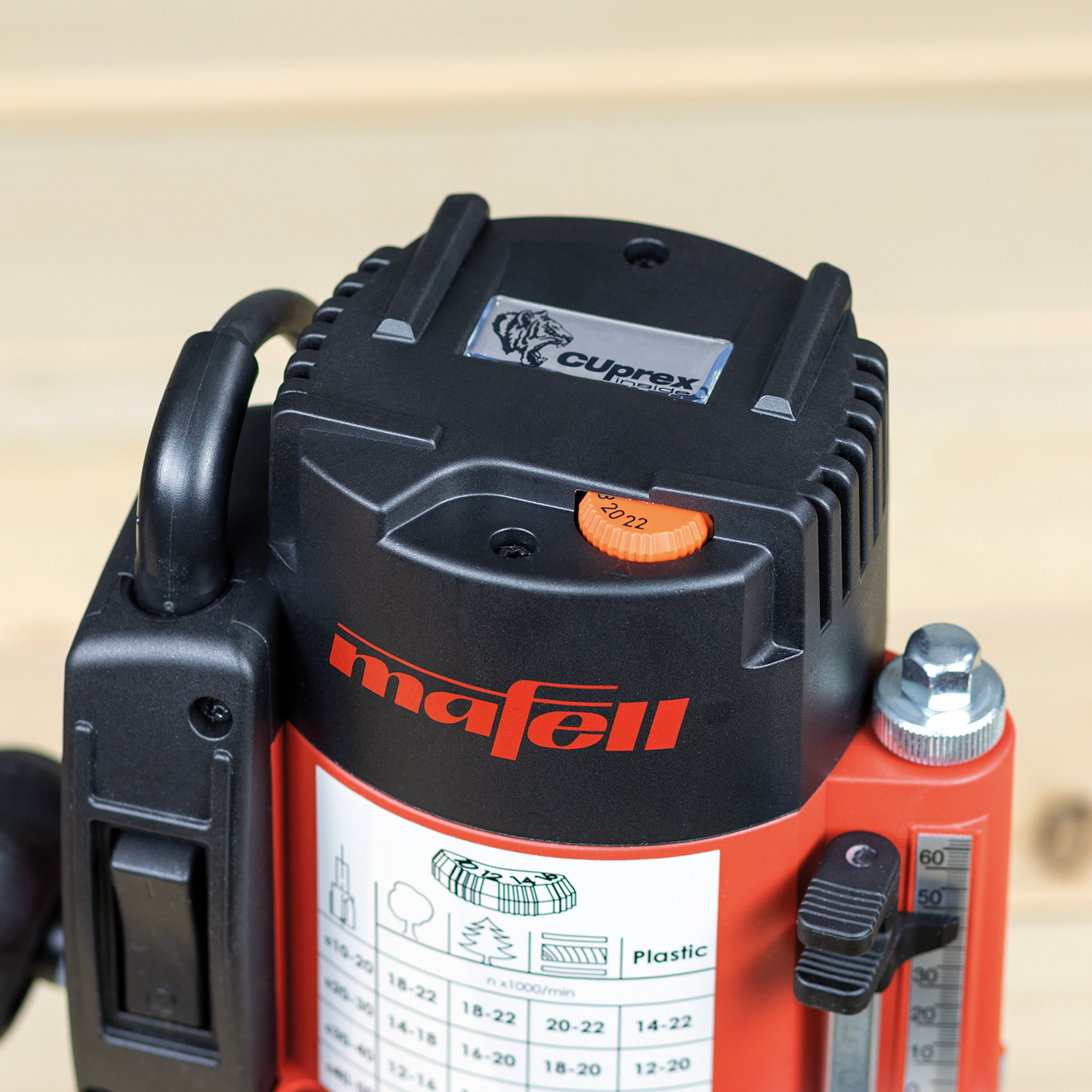 MAFELL Oberfräse LO 65 Ec MaxiMAX im T-MAX MAFELL Oberfräse LO 65 Ec MaxiMAX im T-MAX