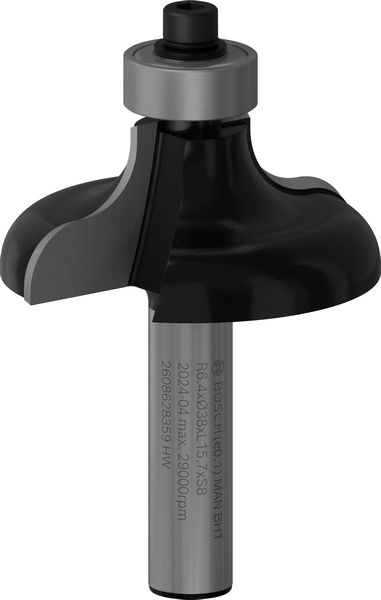 BOSCH PRO Profilfräser, R 6,4, Schaft 8 mm