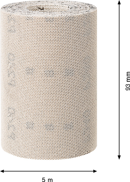 BOSCH EXPERT M480 Schleifnetzrolle, 93x5000mm, K22 BOSCH EXPERT M480 Schleifnetzrolle, 93x5000mm, K22