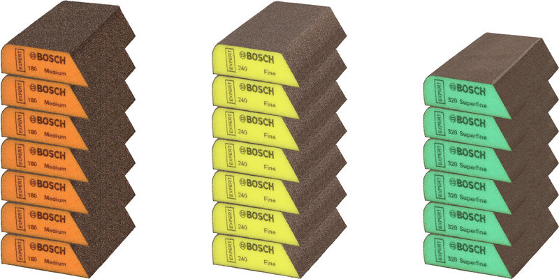 BOSCH EXPERT S470 Kombiblock, 69x97x26 mm, mittel/fein/superfein, 20 Stk