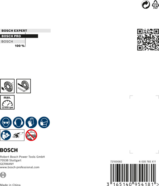 BOSCH PRO Metal clean X-Lock Scheibenbürste, 115 x 0,3 mm BOSCH PRO Metal clean X-Lock Scheibenbürste, 115 x 0,3 mm