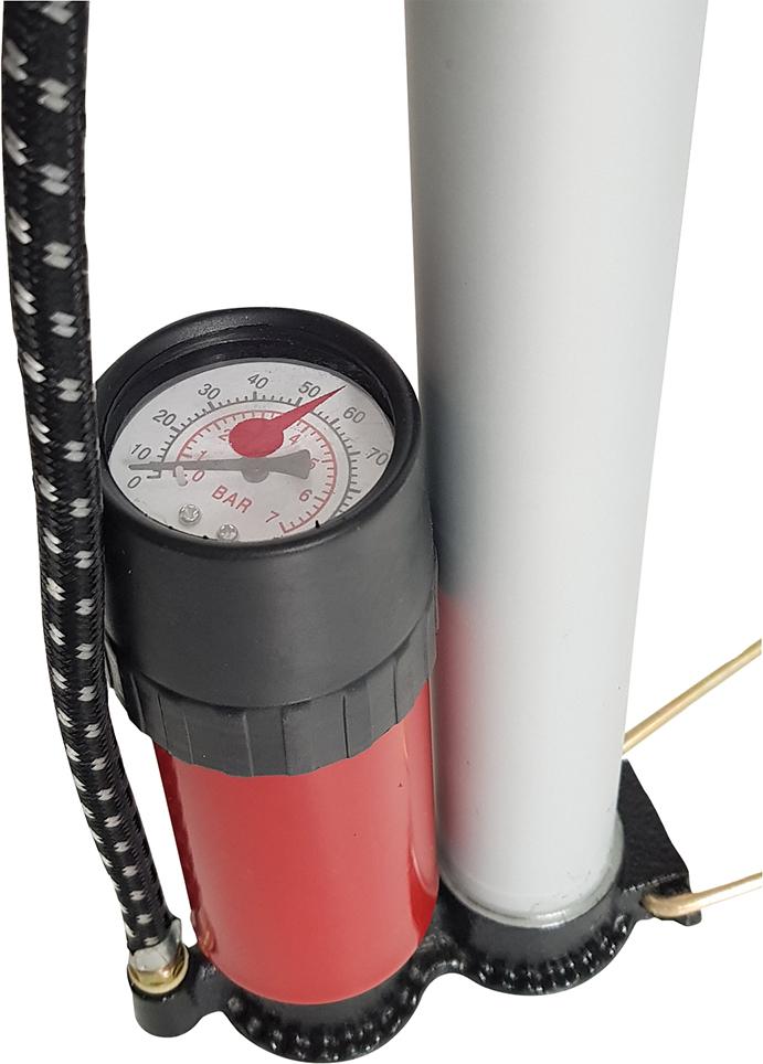 HP AUTOZUBEHÖR Handluftpumpe Alu mit Manometer, 7 bar