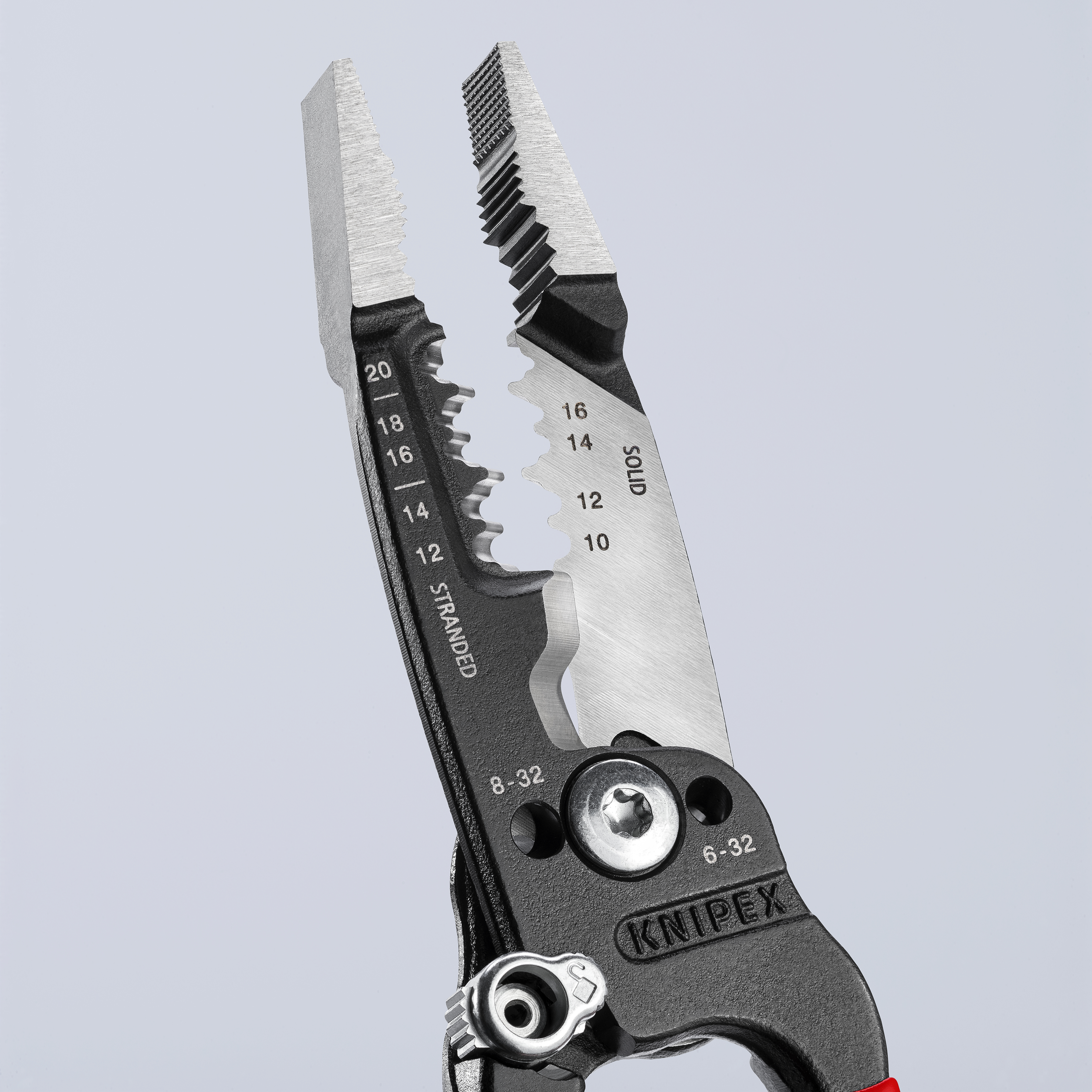 KNIPEX KNIPEX 13 71 8 WireStripper Multifunktions-Elektrikerzangen amerikanisches Modell 200 mm schwarz atramentiert mit Kunststoff überzogen poliert KNIPEX KNIPEX 13 71 8 WireStripper Multifunktions-Elektrikerzangen amerikanisches Modell 200 mm schwarz atramentiert mit Kunststoff überzogen poliert