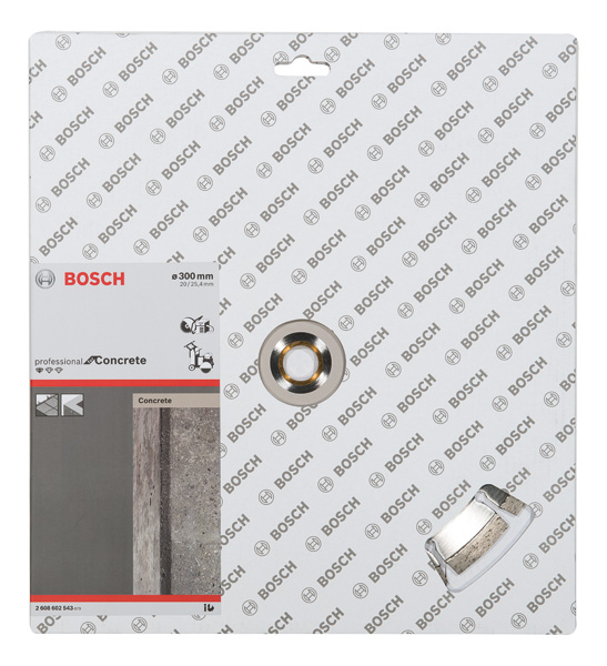 BOSCH Diamanttrennscheibe Standard for Concrete, 300 x 20,00/25,40 x 2,8 x 10 mm BOSCH Diamanttrennscheibe Standard for Concrete, 300 x 20,00/25,40 x 2,8 x 10 mm