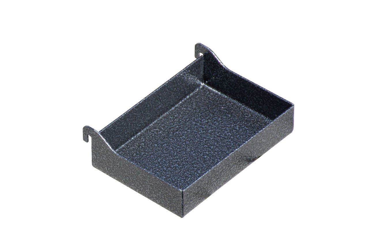 BAUER Tropfschale DSP, pulverbeschichtet, Hammerschlag Antik-Silber