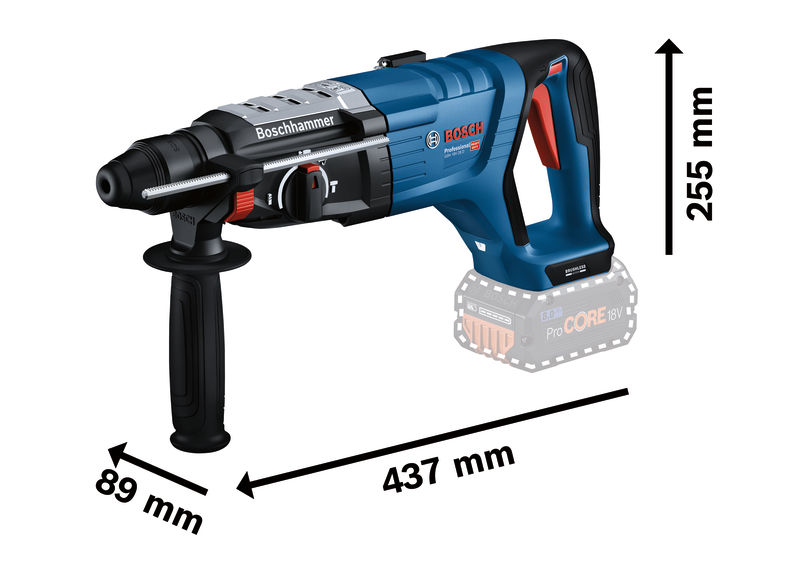 BOSCH Akku-Bohrhammer GBH 18V-28 D, Karton BOSCH Akku-Bohrhammer GBH 18V-28 D, Karton