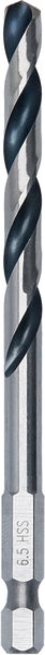 BOSCH Metal HSS Spiralbohrer, 6,5 x 63 x 107 mm, HEX 1/4“ Schaft