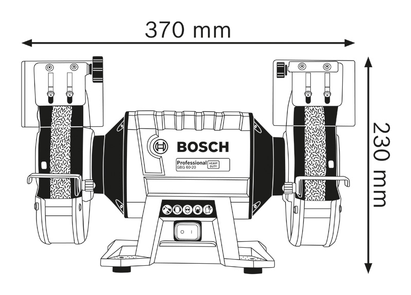 BOSCH Doppelschleifmaschine GBG 60-20 BOSCH Doppelschleifmaschine GBG 60-20