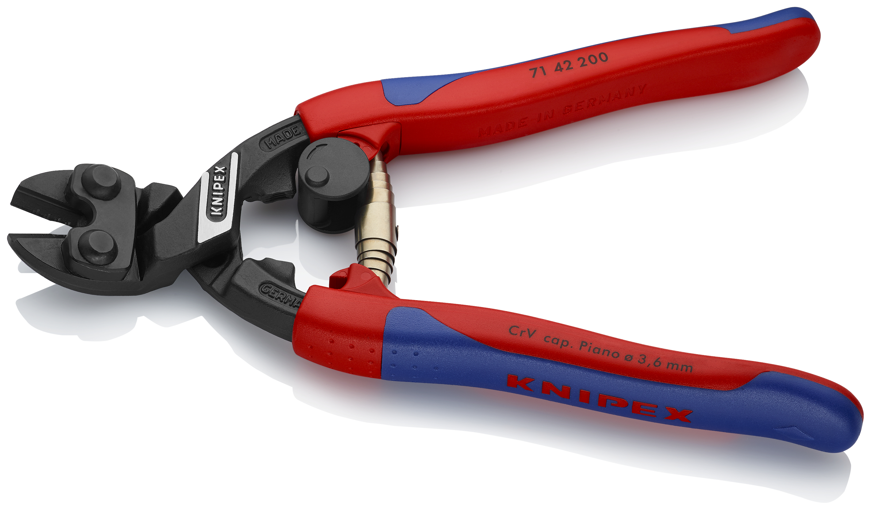KNIPEX KNIPEX 71 42 200 CoBolt® 200 mm schwarz atramentiert mit schlanken Mehrkomponenten-Hüllen