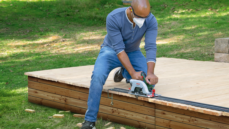 BOSCH Akku-Kreissäge UniversalCirc 18V-53, 1 x Akku PBA 18V 2.5Ah