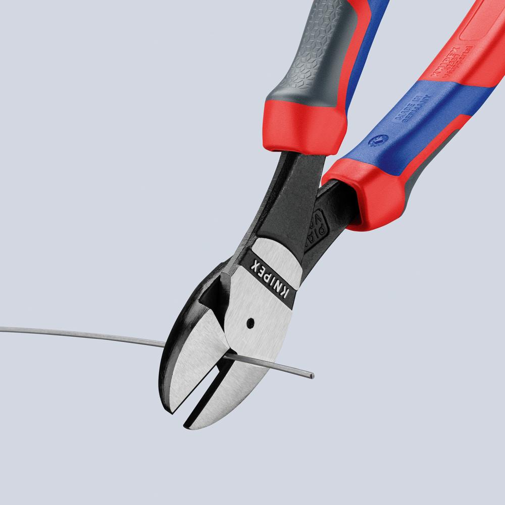 KNIPEX Kraft-Seitenschneider schwarz atramentiert 180 mm KNIPEX Kraft-Seitenschneider schwarz atramentiert 180 mm