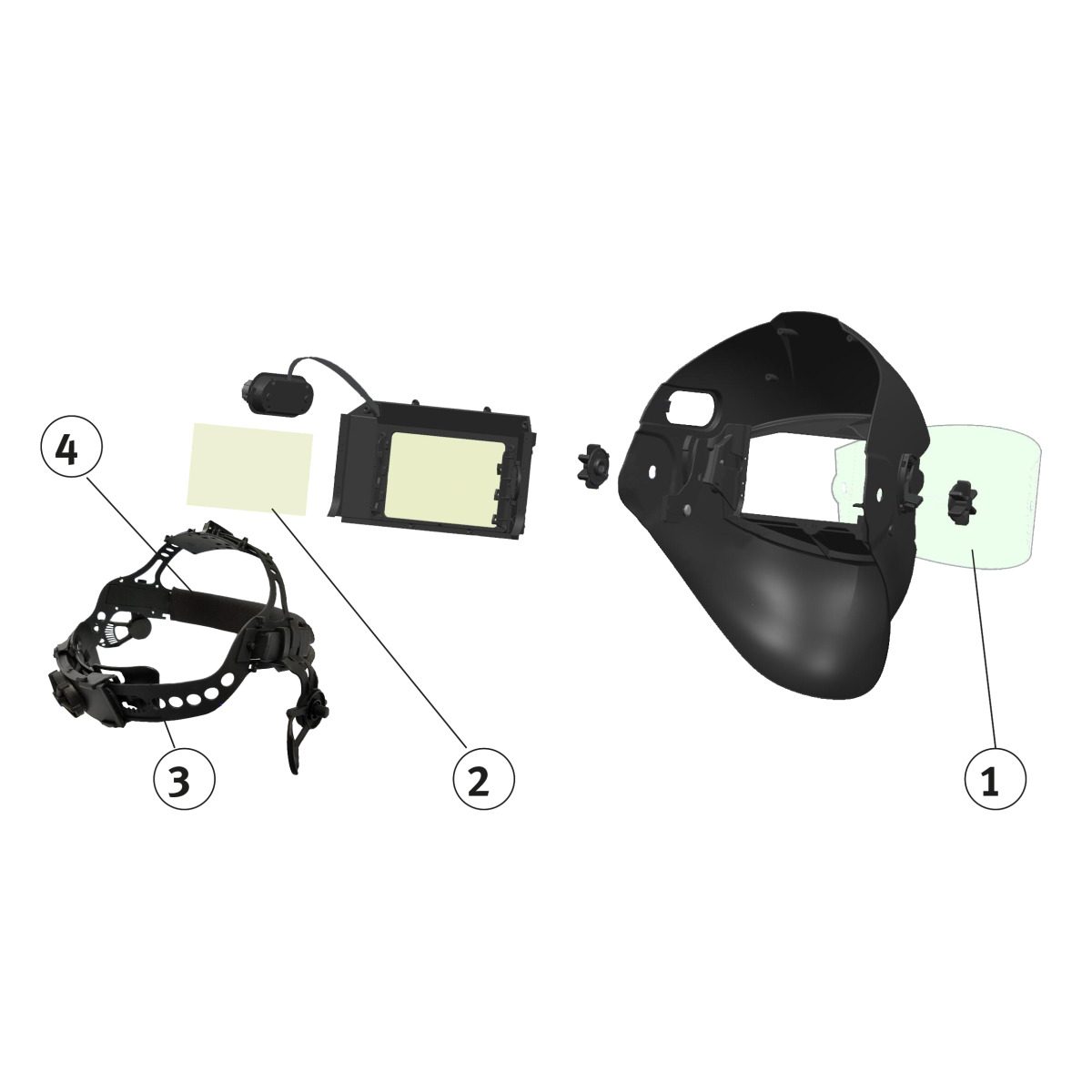 STÜRMER Automatik-Schweißschutzhelm Schweisskraft VarioProtect XXL-W F-TC AIR TH3