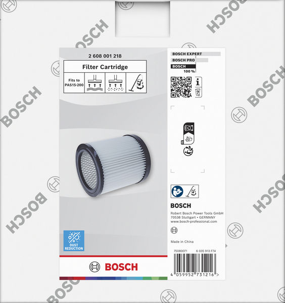BOSCH Kartuschenfilter F8 für Staubsauger BOSCH Kartuschenfilter F8 für Staubsauger
