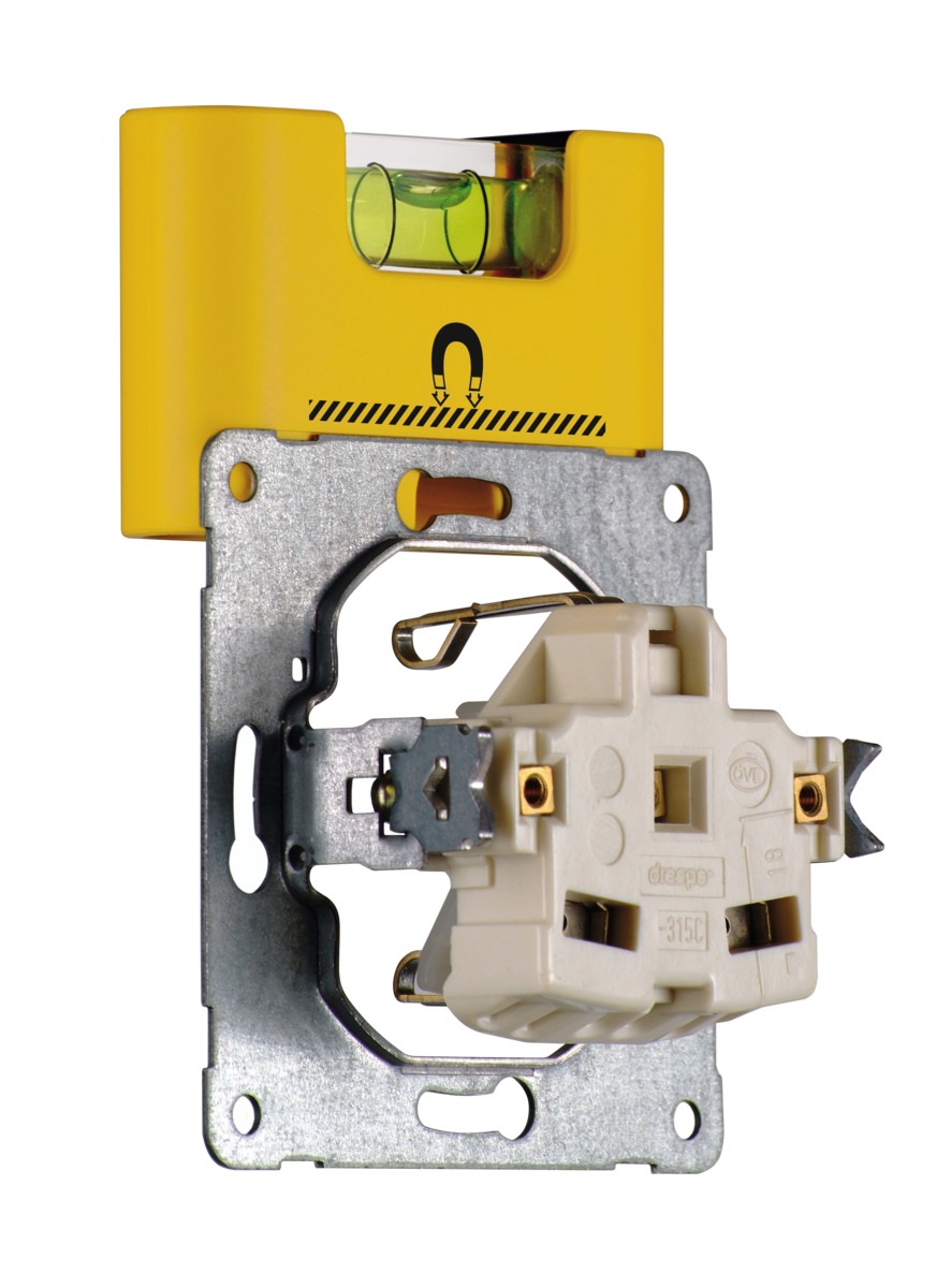 STABILA Mini-Wasserwaage Pocket Electric, 7 cm, starker Seltenerd-Magnet, 1 Horizontal-Libelle, Made in Germany STABILA Mini-Wasserwaage Pocket Electric, 7 cm, starker Seltenerd-Magnet, 1 Horizontal-Libelle, Made in Germany