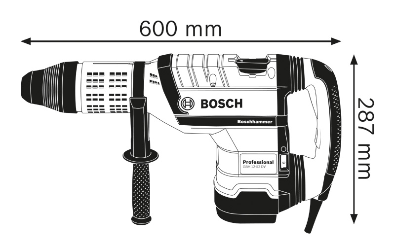 BOSCH Bohrhammer GBH 12-52 DV mit SDS-max BOSCH Bohrhammer GBH 12-52 DV mit SDS-max