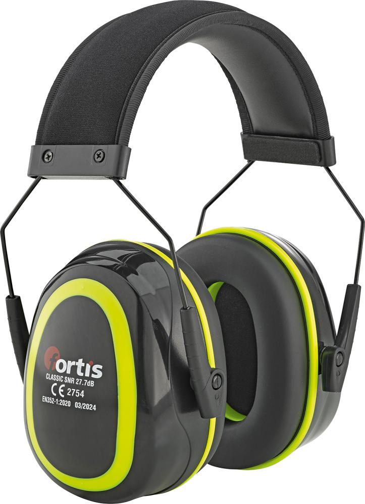 FORTIS Kapselgehörschutz 27dB EN 352-1 Gelb FORTIS