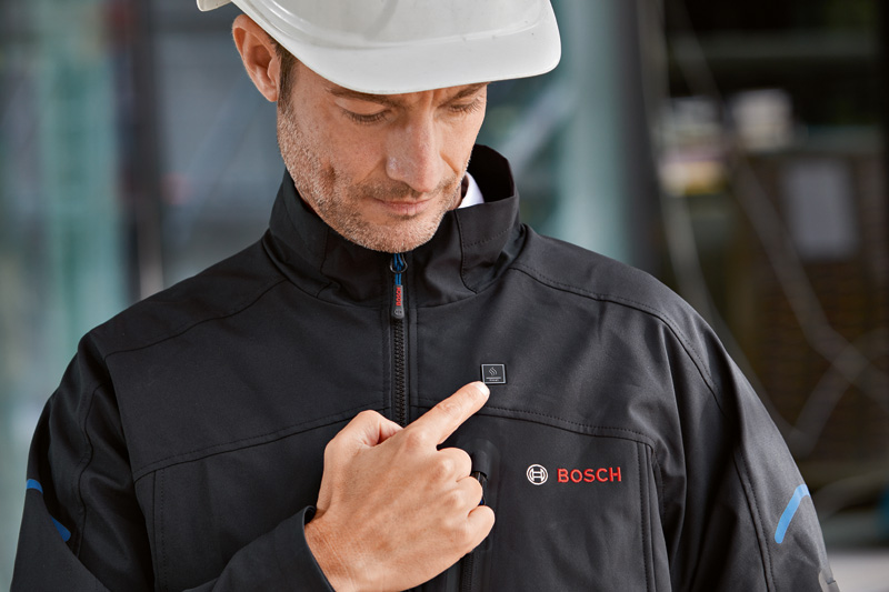 BOSCH Beheizbare Jacke GHJ 12+18V XA L, 1 x Akku GBA 12V 2.0Ah, Ladegerät BOSCH Beheizbare Jacke GHJ 12+18V XA L, 1 x Akku GBA 12V 2.0Ah, Ladegerät