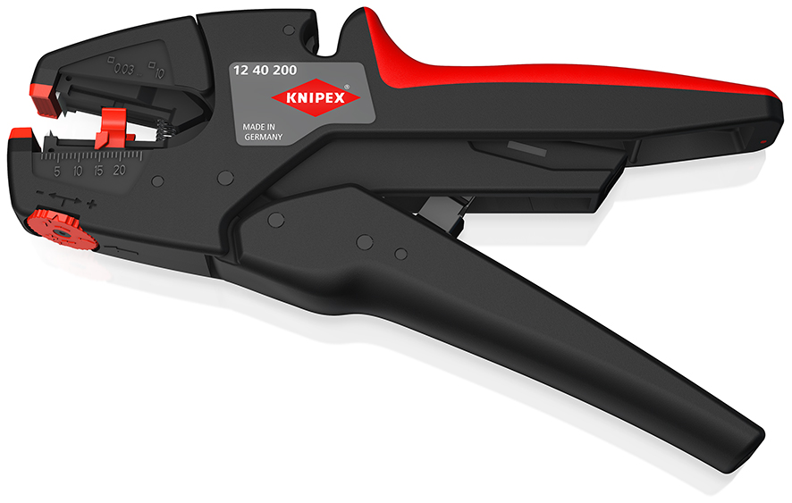 KNIPEX KNIPEX 12 40 200 EvoStrip Selbsteinstellende Abisolierzangen 200 mm KNIPEX KNIPEX 12 40 200 EvoStrip Selbsteinstellende Abisolierzangen 200 mm