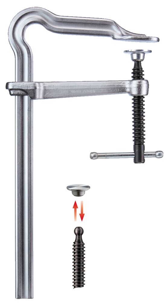 BESSEY OMEGA-Schraubzwinge GMZ mit Knebelgriff BESSEY OMEGA-Schraubzwinge GMZ mit Knebelgriff