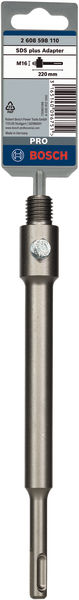 BOSCH PRO SDS plus Adapter, 220 mm, M16 BOSCH PRO SDS plus Adapter, 220 mm, M16
