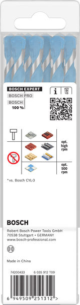 BOSCH EXPERT HEX-9 Multi Construction Bohrer, 8 x 90 x 150 mm