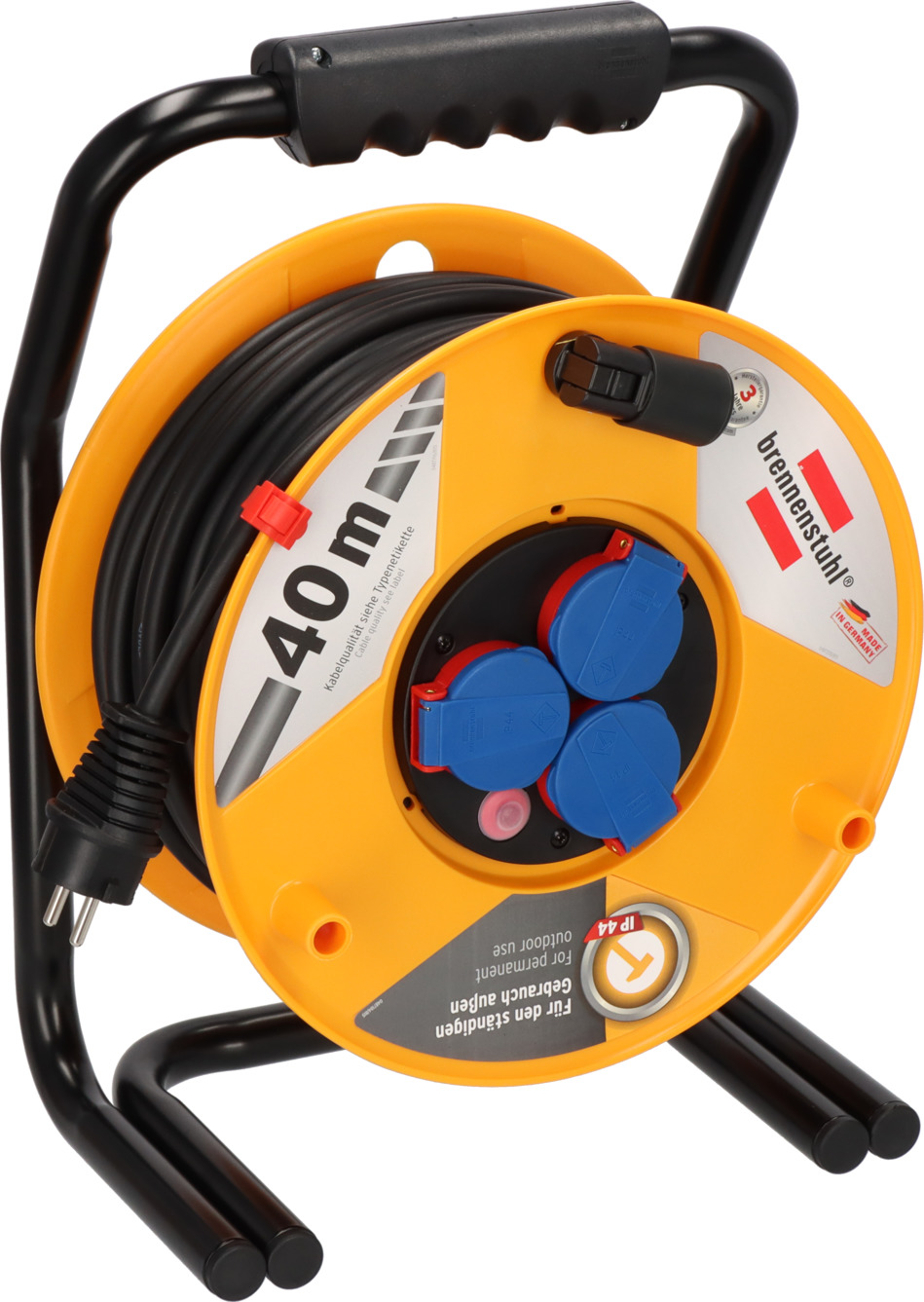 BRENNENSTUHL Brobusta IP44 Gewerbe-/Baustellen-Kabeltrommel 40m H07RN-F 3G1,5 BRENNENSTUHL Brobusta IP44 Gewerbe-/Baustellen-Kabeltrommel 40m H07RN-F 3G1,5