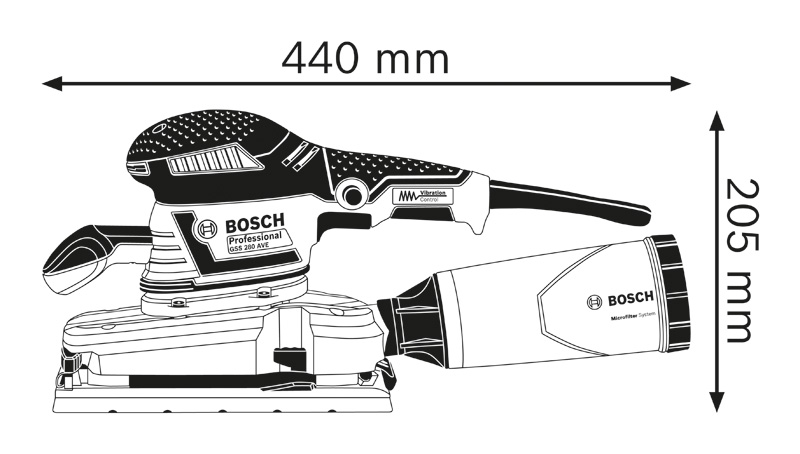 BOSCH Schwingschleifer GSS 280 AVE in L-BOXX BOSCH Schwingschleifer GSS 280 AVE in L-BOXX