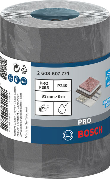 BOSCH PRO C355 Schleifrolle, 93 mm, 5 m, G240