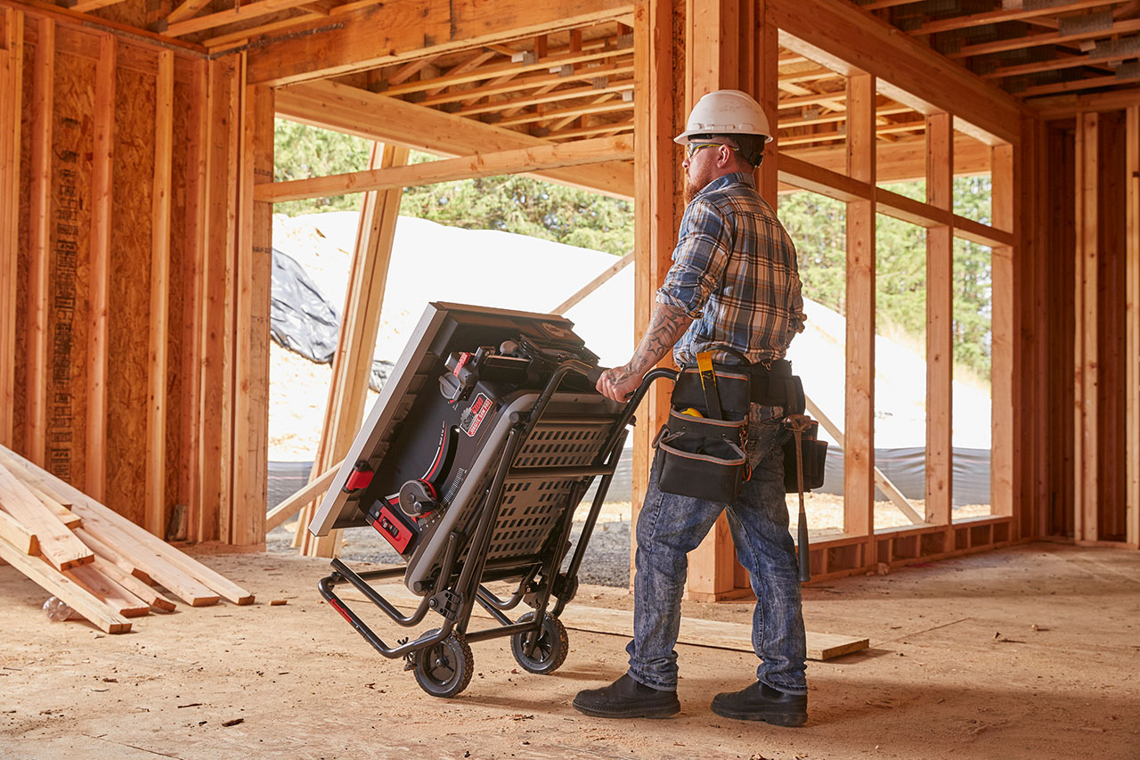 SAWSTOP Jobsite Saw PRO - JSS - inkl. Fahrbares Untergestell